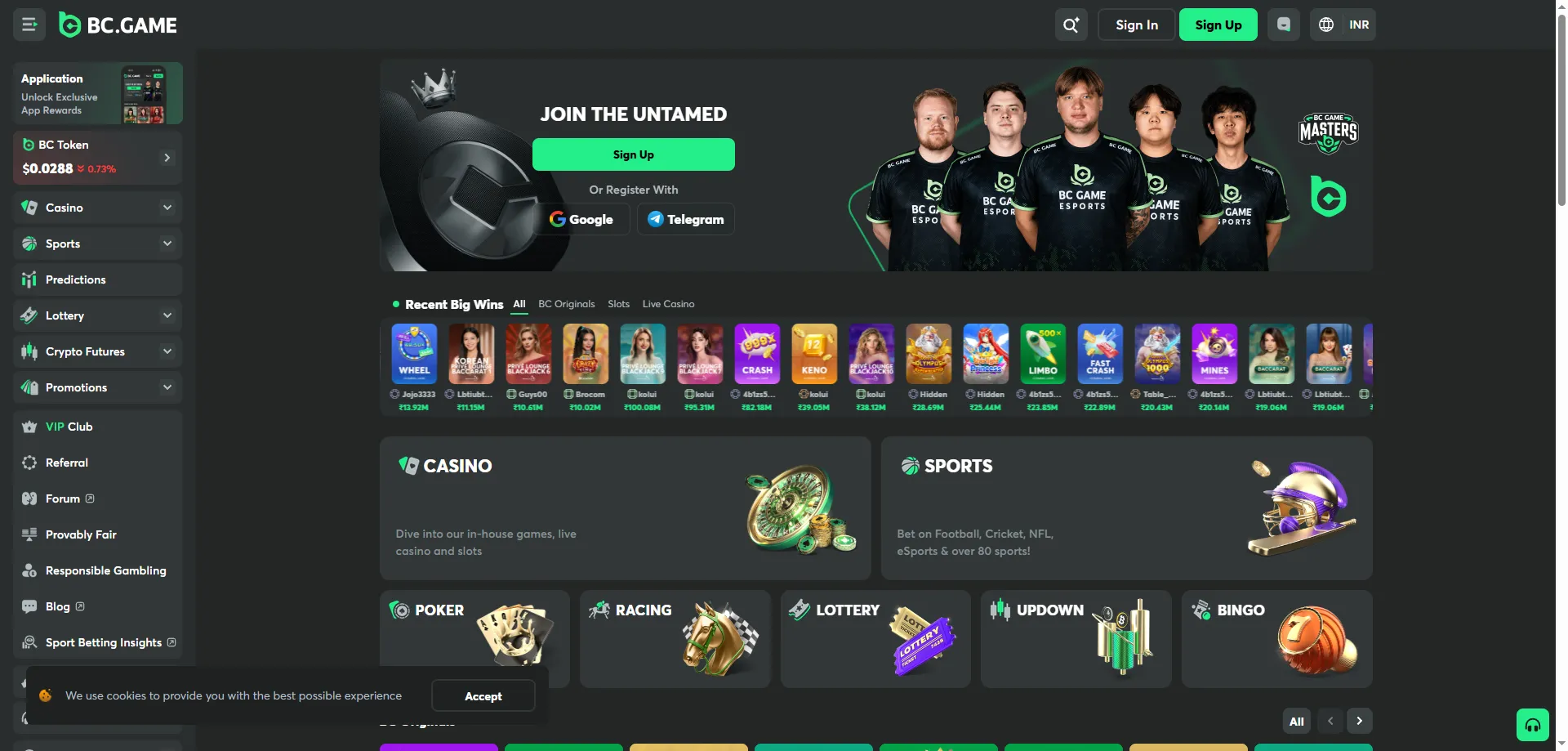 BC Game Casino official website overview for Indian players 2026